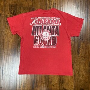 ALABAMA CRIMSON TIDE Men’s Shirt 2012 SEC Western Div Champs Size MEDIUM